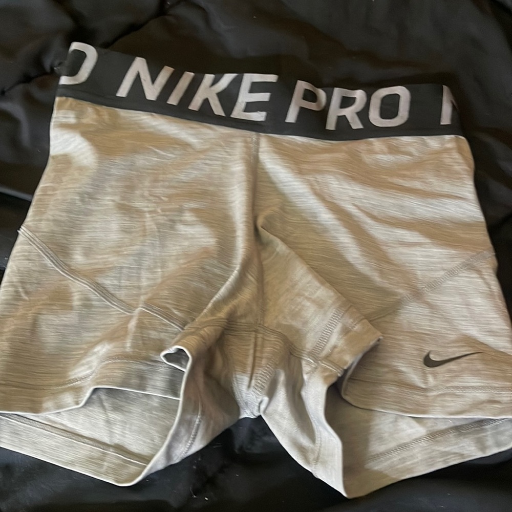 grey nike pro spandex